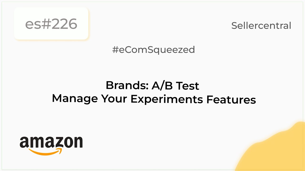 A/B Test more Components of your Detail Page with Manage Your ...