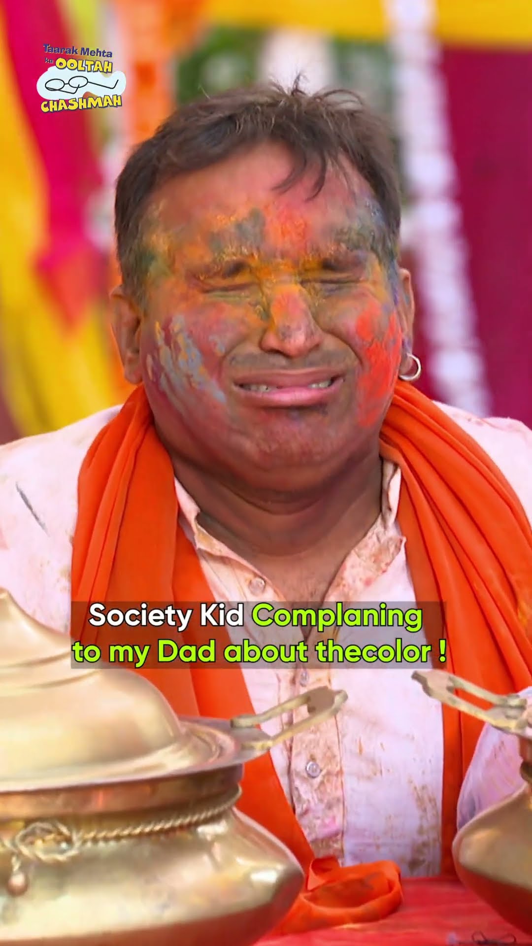 Society kid Complaning to my dad!#tmkoc #trending #holi  #funny #comedy #funnyvideo