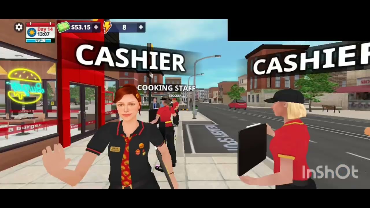 Burger Simulator gameplay bought new drive thru 