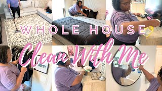 WHOLE HOUSE CLEAN WITH ME || WORKING MOM CLEANING ROUTINE