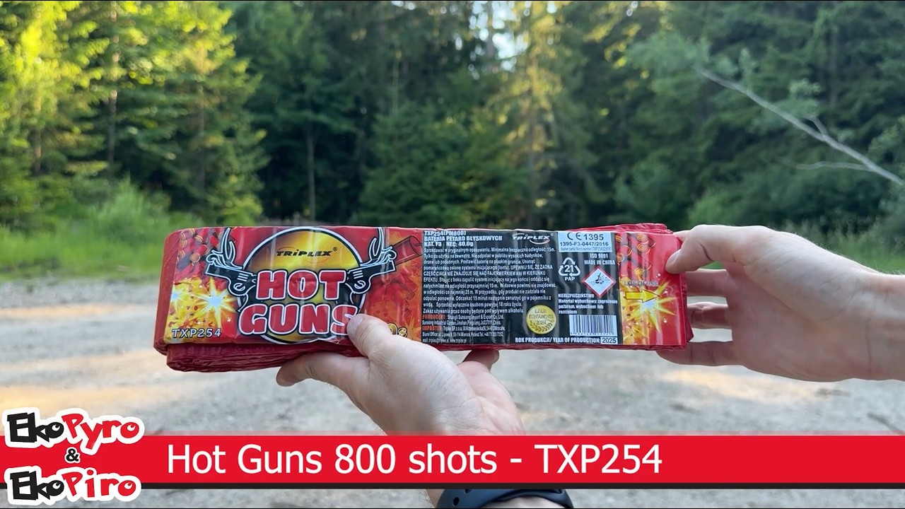 Hot Guns 800 shots - TXP254 - YouTube