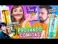 PROVANDO COMIDAS | VARINHA DO HARRY POTTER, CHÁ DE PEPINO, DENTADURA ÁCIDA