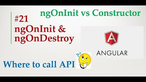 Angular 9 Tutorial - 21 - ngOnInit life cycle hook in Angular & ngOnDestroy  hook in Angular