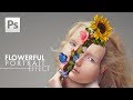 Photoshop Tutorial: Flowerful Portrait Effect