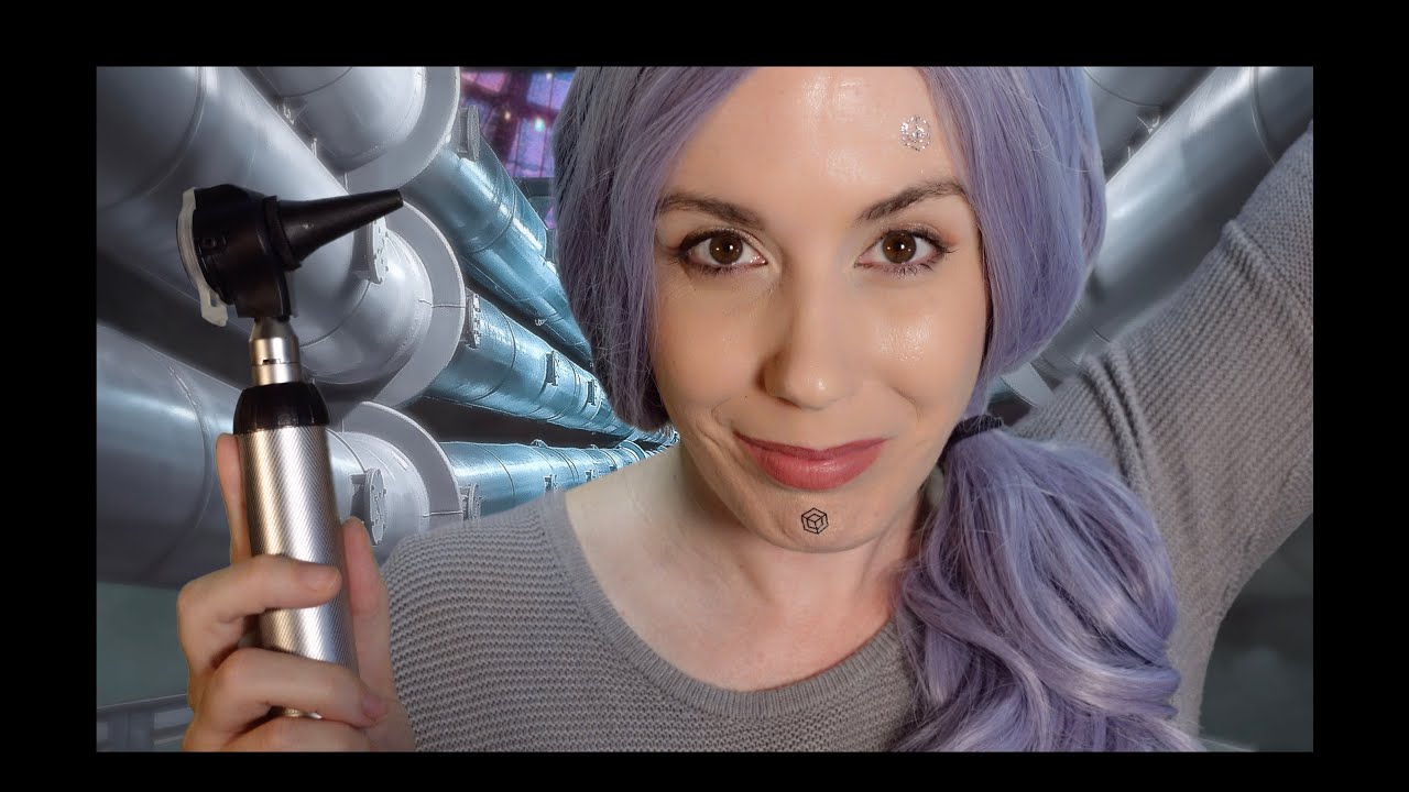 Sci-Fi ASMR Ear Exam, Cleaning, & Bionic Implants