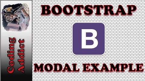 Bootstrap Tutorial for Beginners - Modal Example