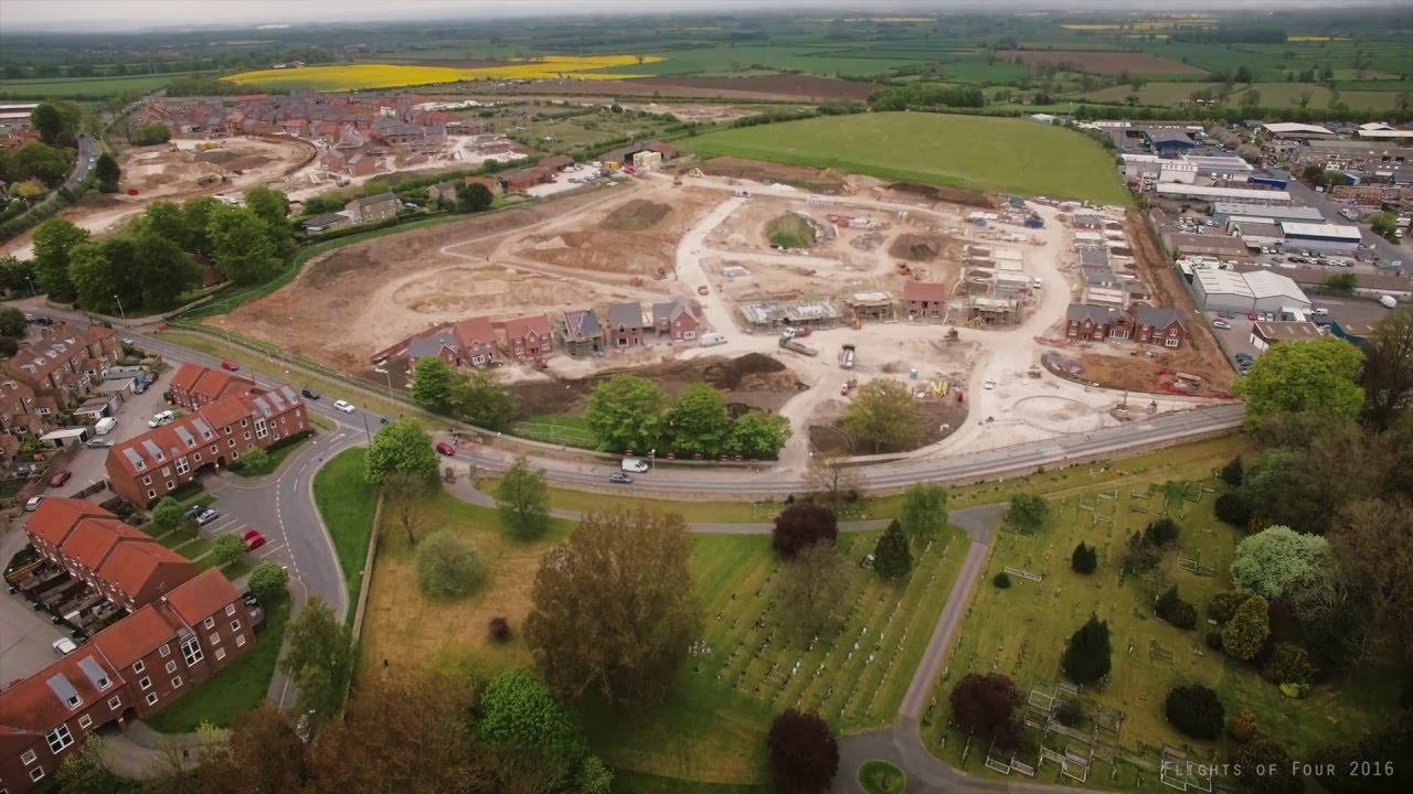 New housing estates at Malton