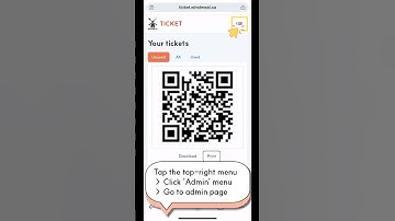 Windmeal Ticket System Guide | QR Code Scan for manager