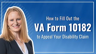 How to fill out VA Form 10182