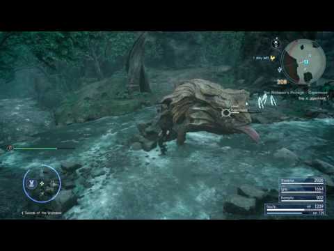 Video: Final Fantasy 15 - Gigantoad, Wyvern, Mrylwood Firefly A Griffon