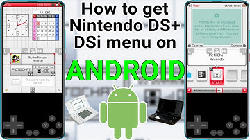 How to get the Nintendo DS and DSi menu on Android using MelonDS!