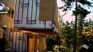 Wakefield Construction - Craning In New Home