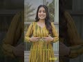 Mustard Yellow Printed Flare Gown | Stunning Indian Ethnic Wear | New Collection Alert!