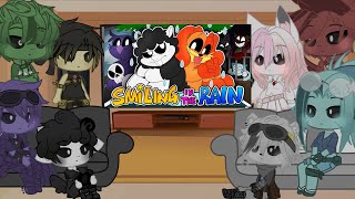 The Nightmare Critters reacting to Smiling in the Rain |Gacha Club|