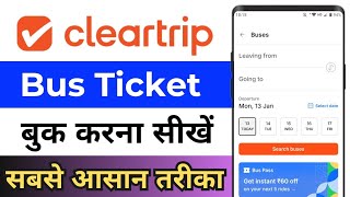 How To Book Bus Ticket From Cleartrip ! Cleartrip App Se Bus Ticket Kaise Book Kare ! Cleartrip App screenshot 2