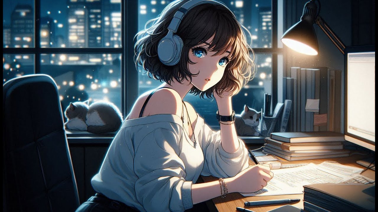 Late Night Learning: Lo-Fi Beats to Guide Your Midnight Muse🎵📖, Study, Deep Focus, Calm, Relax