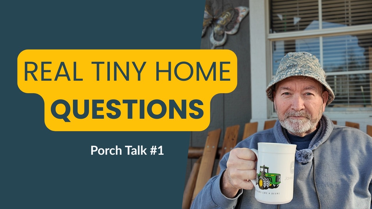 5 вопросов, которые мне каждую неделю задают о крошечных домах и домах-сараях | Разговор на веран...