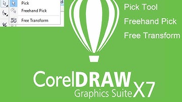 Pick Tool || Freehand PickTool || Free Transform Tool in Corel draw || learn Corel draw