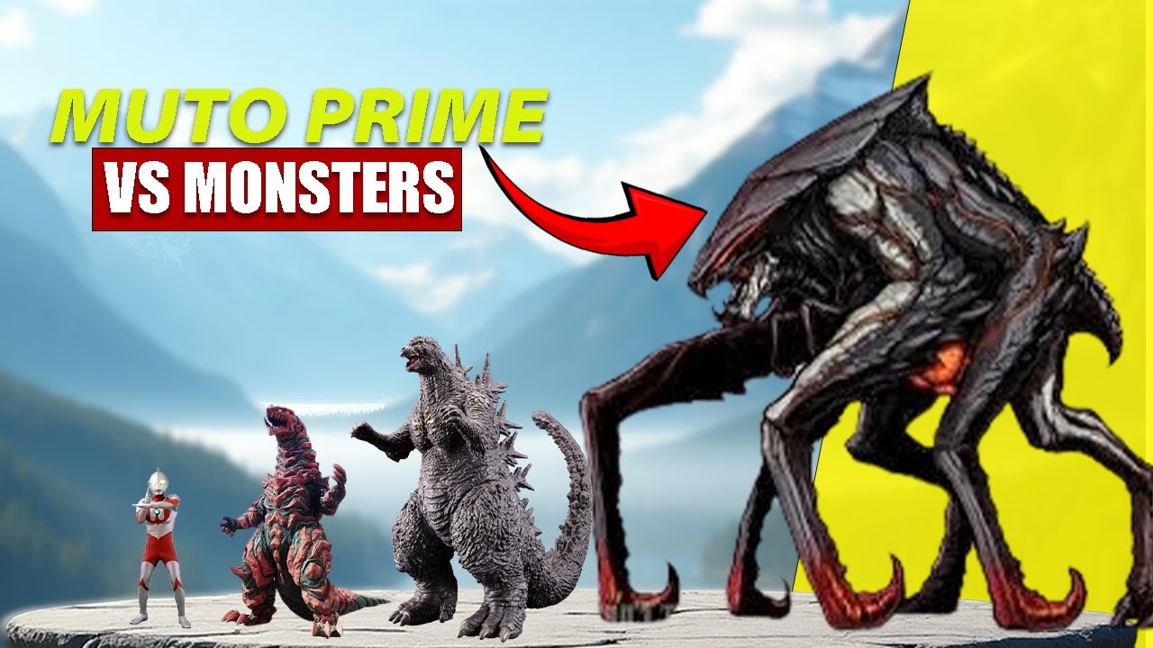 Muto Prime vs Giant Monsters |3D Monsters size comparison 2025 - YouTube