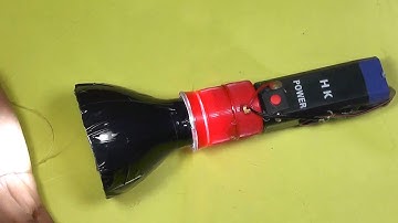 How to Make a Flashlight using plastic bottles amazing life Hacks compilation