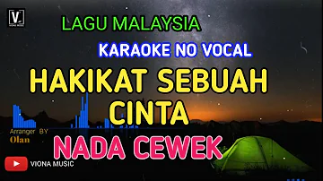 HAKIKAT SEBUAH CINTA [ KARAOKE ] IKLIM | NADA CEWEK