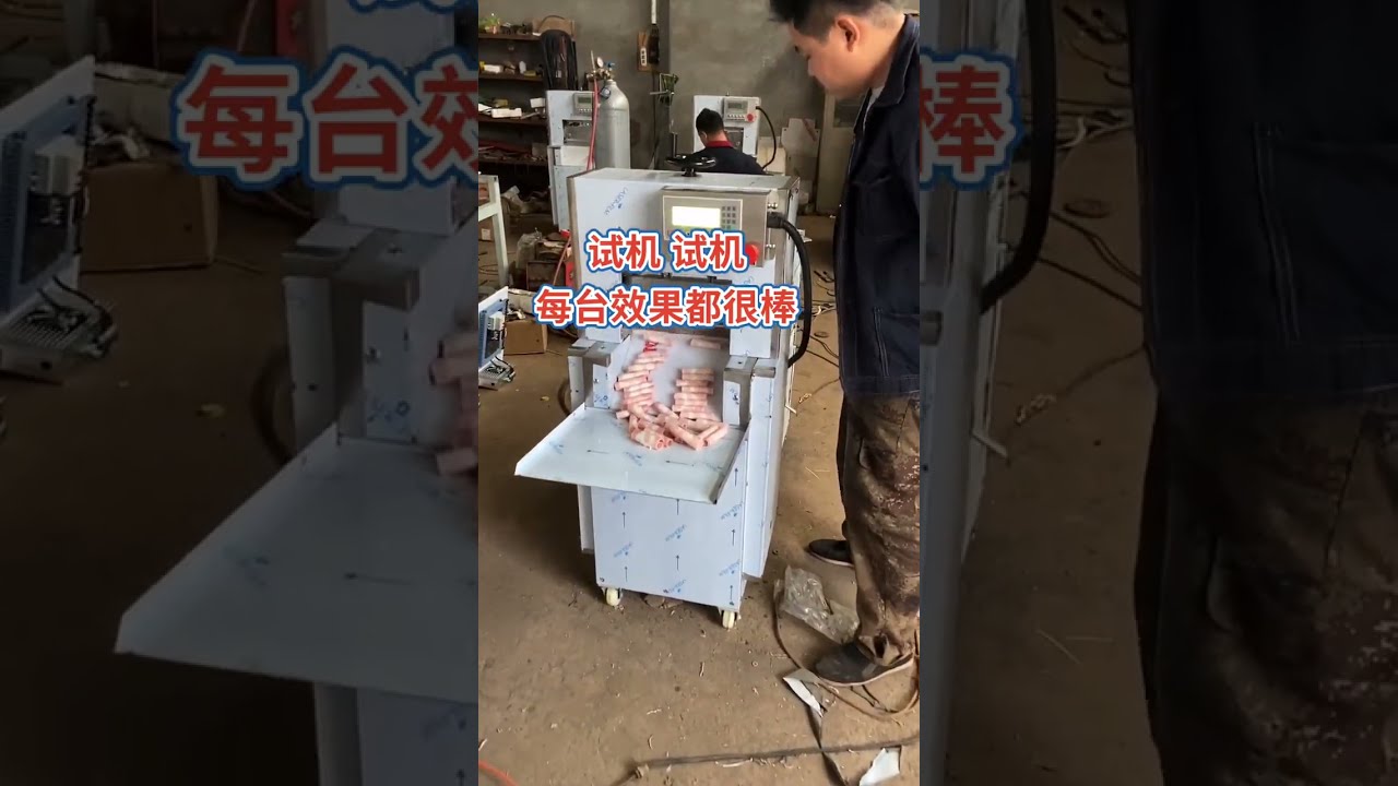 Industrial Meat Shredding Machine Working AutomaticallyShort YouTube