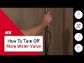 How To Turn Off The Main Water Valve | Ace Hardware