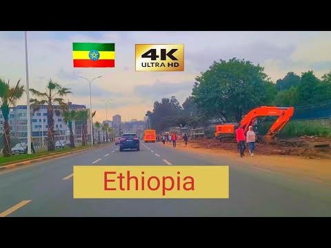 🇪🇹 Ethiopia [4K] , Driving Downtown Addis Ababa 2024 - YouTube