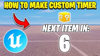 HOW TO MAKE CUSTOM TIMER UI IN UEFN