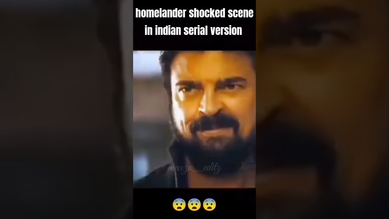 homelander shocked scene in Indian serial version 