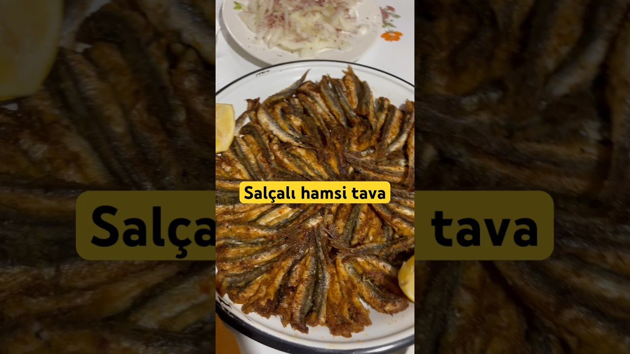 Salçalı Hamsi tava #yemektarifleri #hamsi Salçalı Hamsi tava #yemektarifleri #hamsi