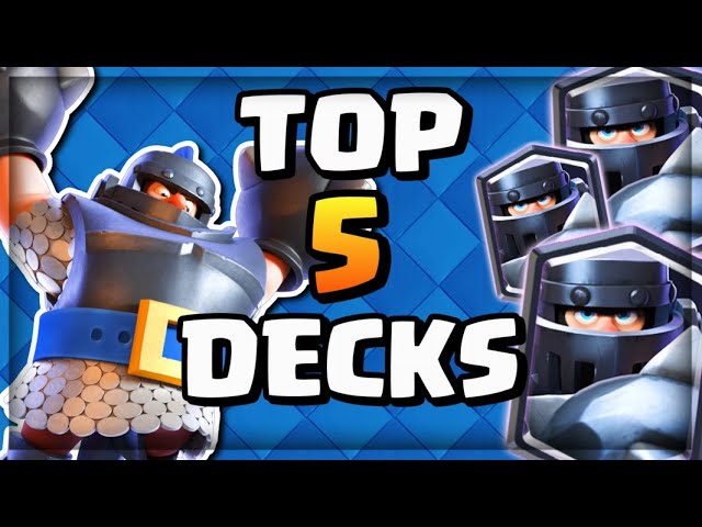 Top 5 Mega knight decks right now (Mostly breakers 🤣) #clashroyale #c, Clash  Royale