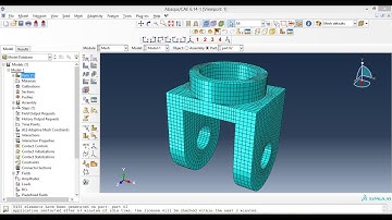 Abaqus Meshing Tutorials - Meshing of 3D solid Part Using Partitioning