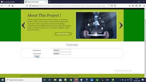 Secure Data Transfer and Deletion from Counting Bloom Filter in Cloud Computing || 2020 || JAVA