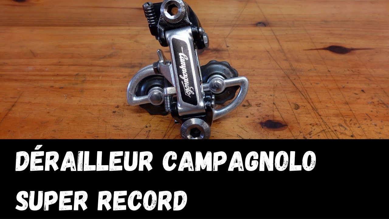 Dérailleur Arrière Campagnolo Super Record 6 Vitesses - Ref 1605 - Occasion