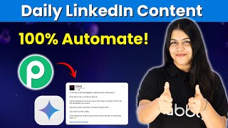 Celebrity Automate LinkedIn Posts with Pabbly + Google Gemini Profile