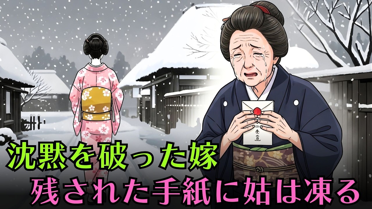 沈黙を破った嫁――残された一通の手紙に姑は凍りつく| 日本昔話 · 家族の因縁