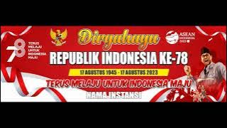 17 Contoh Spanduk hut ri 78 | Spanduk Dirgahayu RI ke 78  Koleksi Kasima Grafika