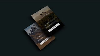 Login form with video background and 3D look using HTML, CSS
