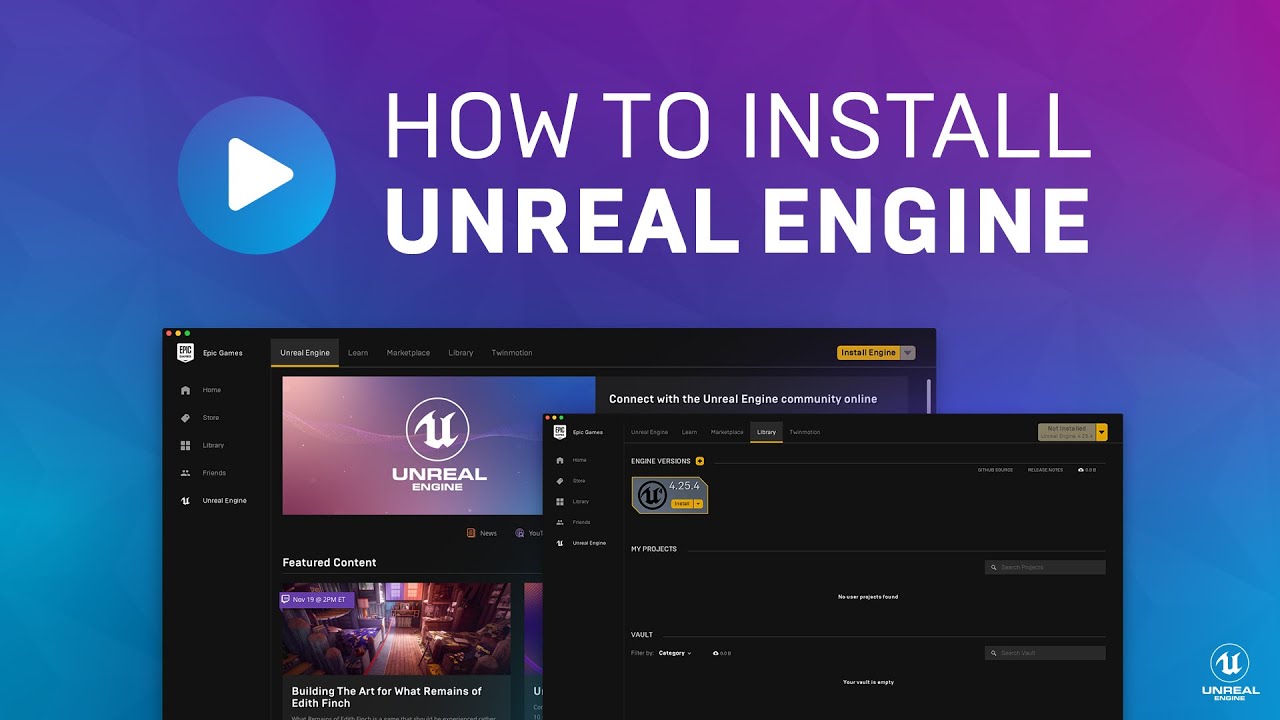 ダウンロード Unreal Engine