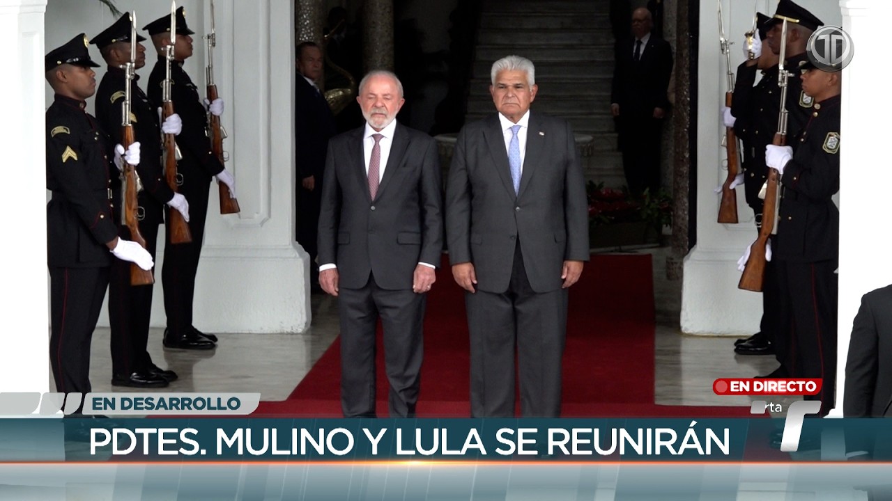 Presidentes de Panamá y Brasil se reúnen en el Palacio de las Garzas