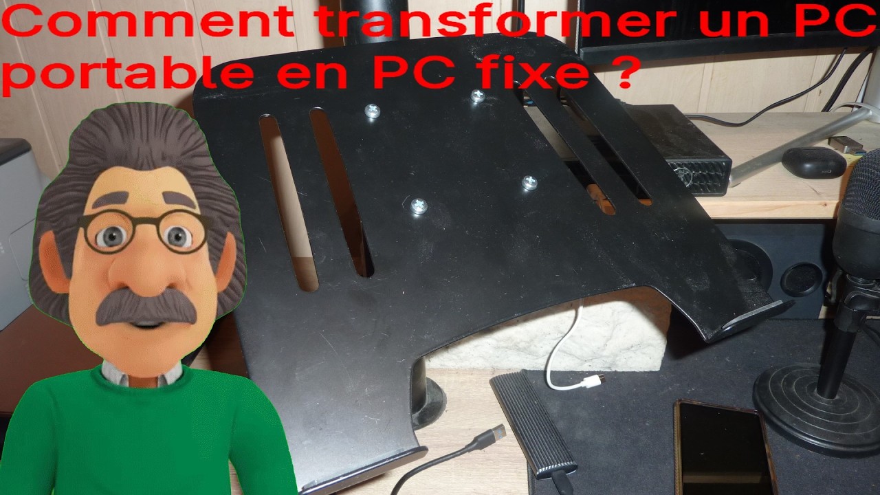Linux, Comment installer un PC portable en fixe ? - YouTube