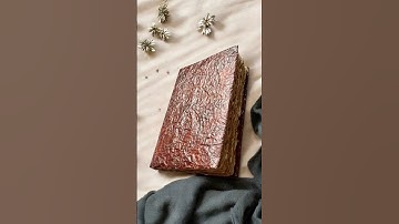 Vintage journal diary/book making without leather  #shortsfeed #diy #craft #shorts