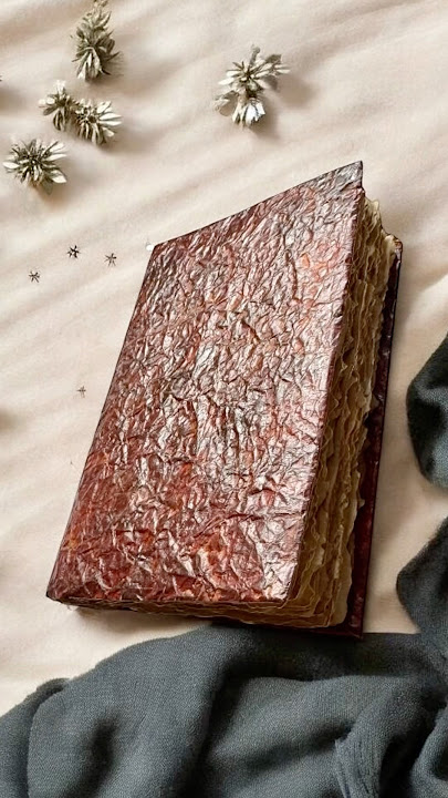 Vintage journal diary/book making without leather  #shortsfeed #diy #craft #shorts