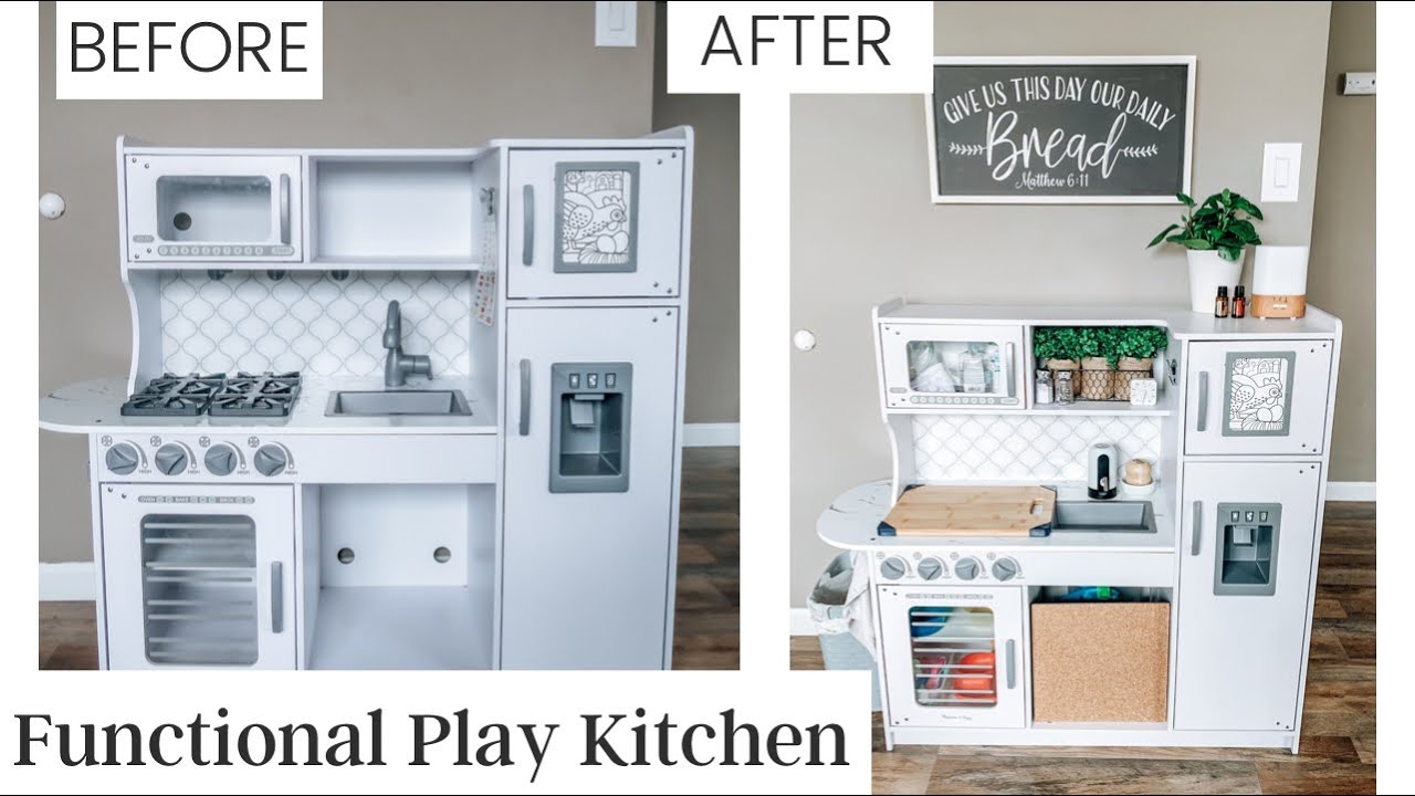 Fully Funtional Toddler Kitchen, IKEA DIY, MONTESSORI