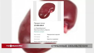Предложение о продаже почки за 25 миллионов рублей разместил иркутянин в интернете