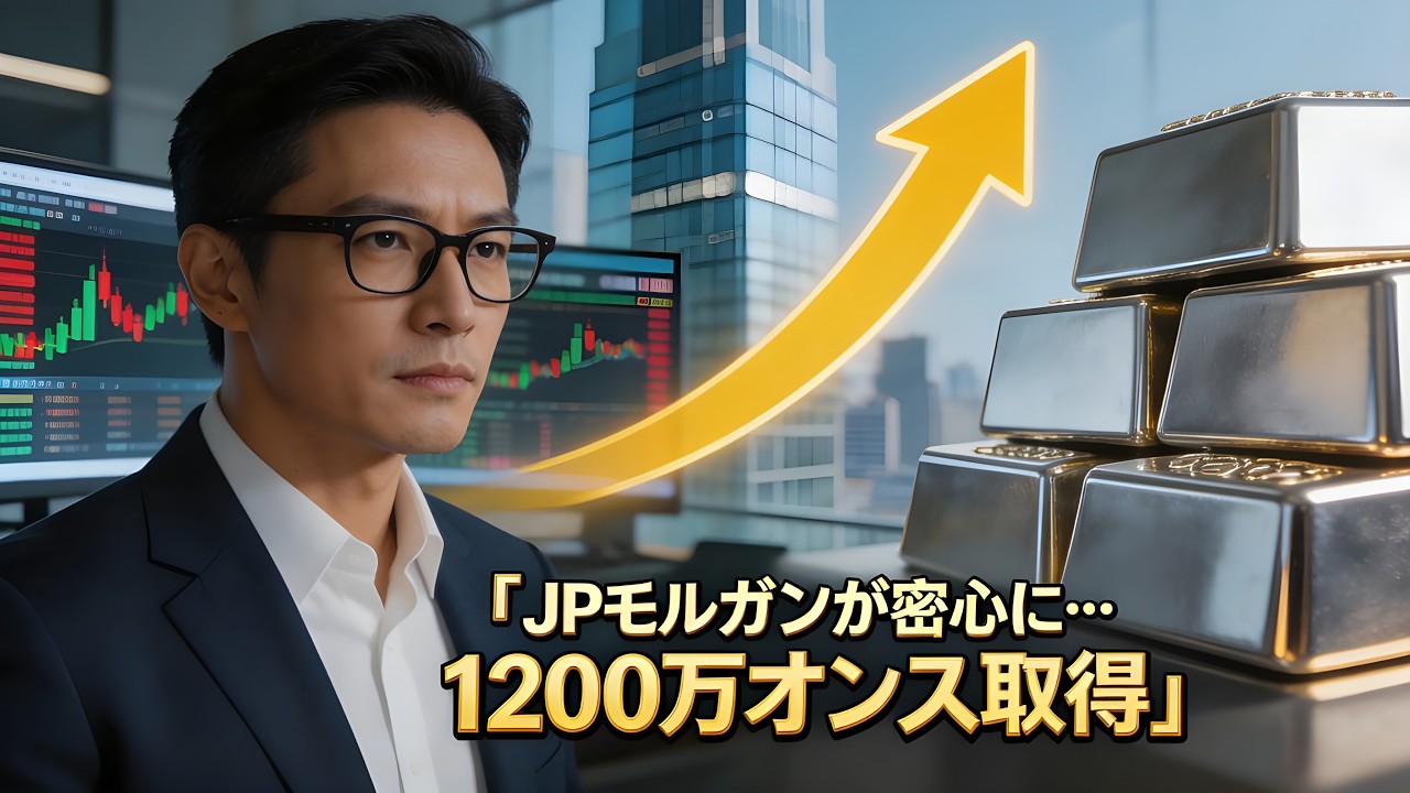 JPモルガンが密かに1200万オンス取得…銀市場で今、本当に起きていること