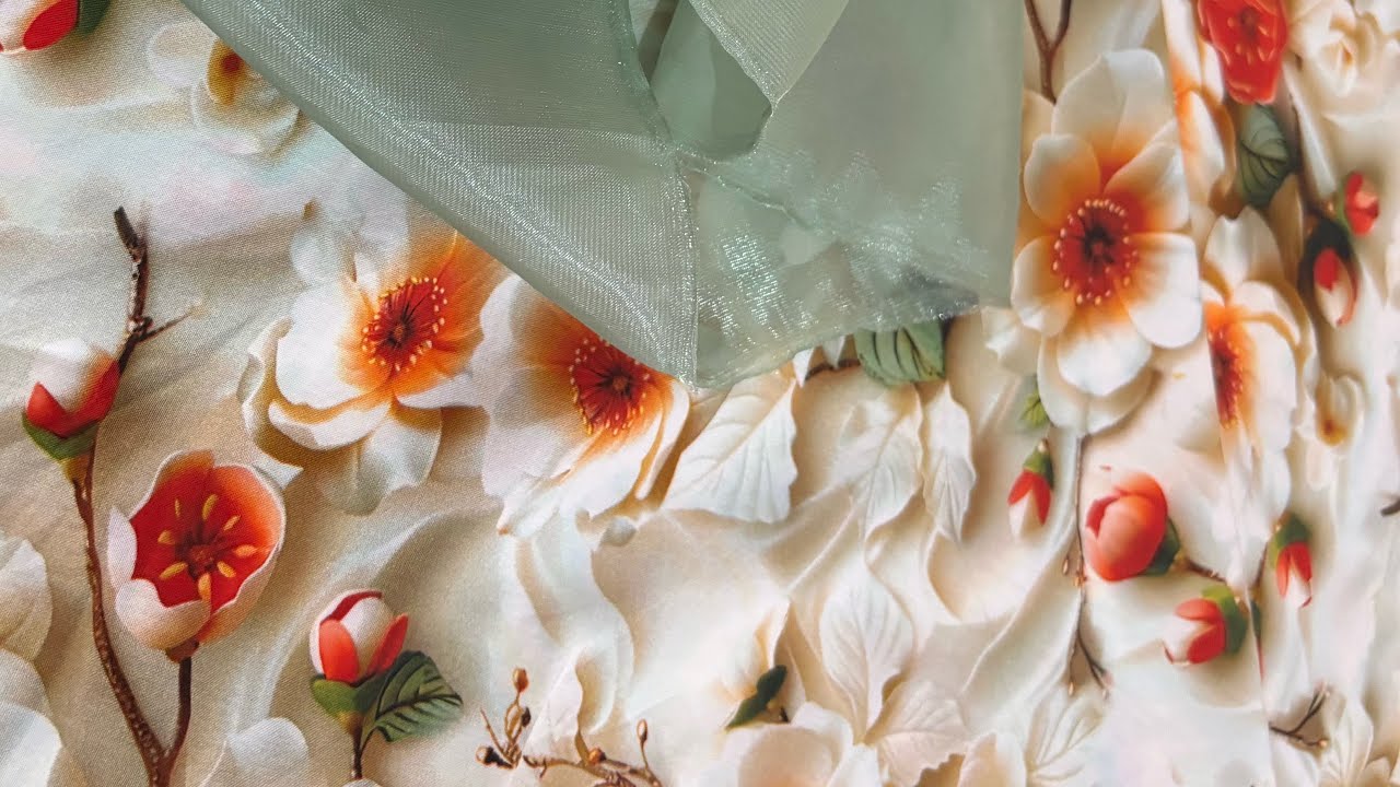 تفصيل وخياطة قندورة ب قماش فيبران ومريوحات بالاورقونزا