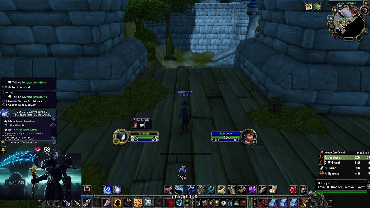 TBC leveling 27-31 (4106 io, 8/8M Hunter)