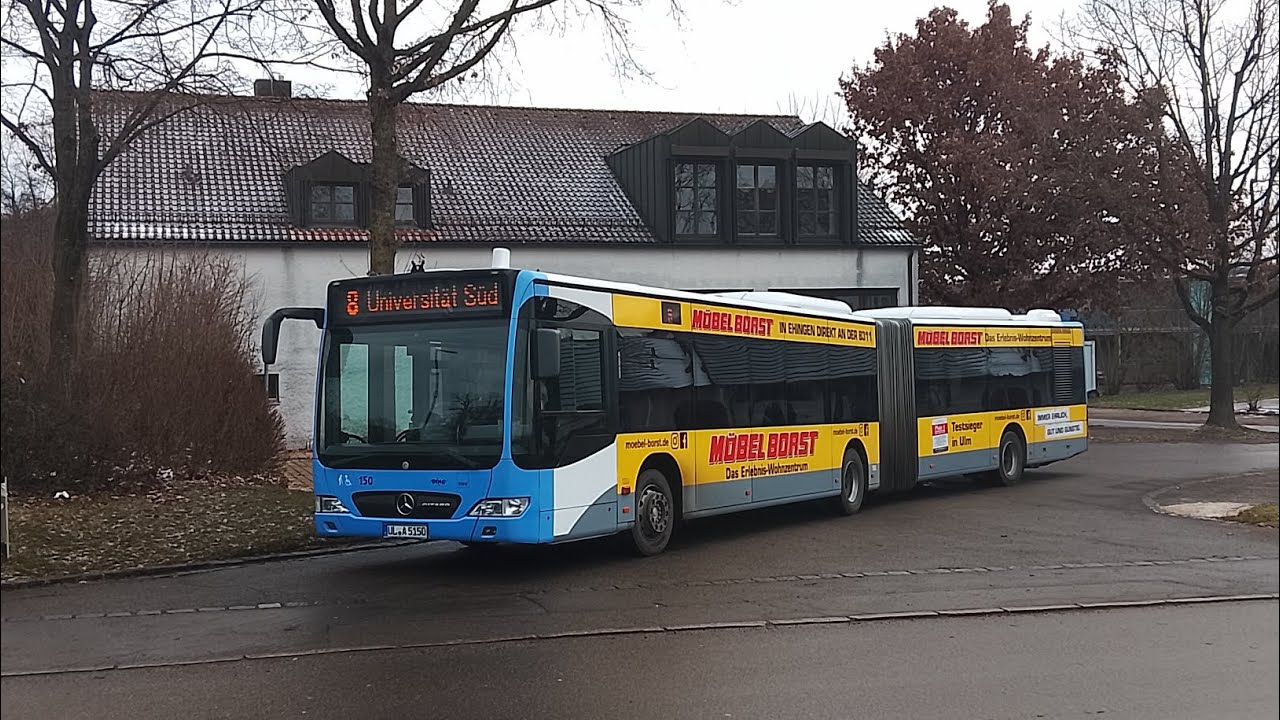 Mitfahrt: SWU Verkehr Mercedes Benz Citaro O530 Facelift G Wagennummer 150 
